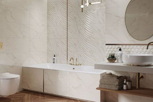 Csempe, Paradyz Classica Bliss Gold Struktura Polysk 30x60cm