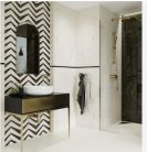 Dekorlap, Paradyz Classica Fancy White Inserto Polysk 30x60cm