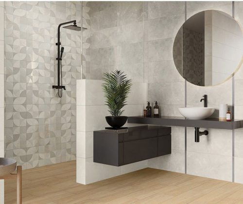 Csempe, Paradyz Classica Hope Grey Polysk Dekor 30x60cm