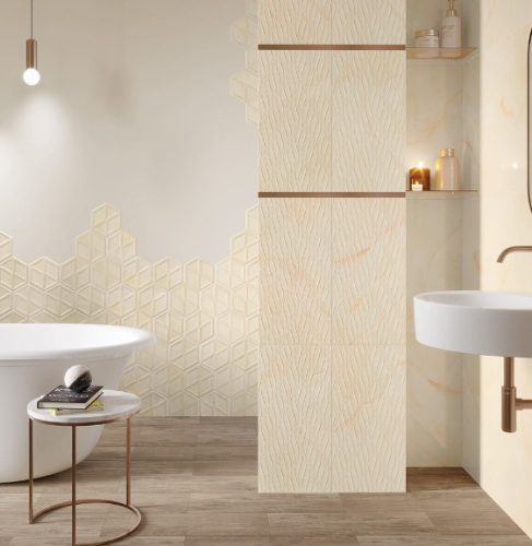 Csempe, Paradyz Classica Illusion beige Struktura Polysk 30x60cm KWC-30x60 IBSP