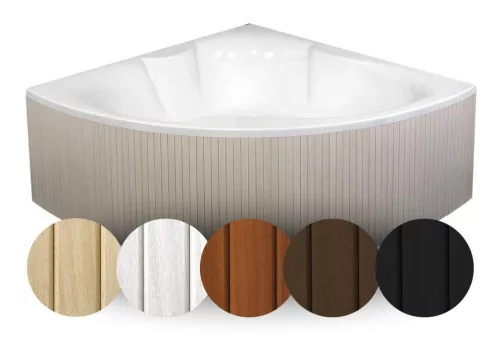 Előlap, M-Acryl trópusi fa sarokkád előlap natúr