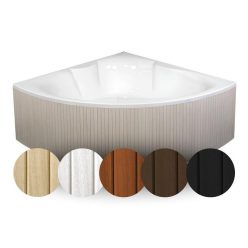 Előlap, M-Acryl trópusi fa sarokkád előlap antik fehér