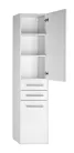 Alsó szekrény, Sapho AQUALINE VEGA állószekrény, szennyestratóval, 40x184x31cm, fehér VG180