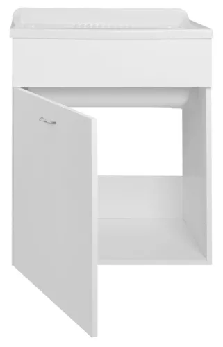 Alsó szekrény, Sapho AQUALINE Fali szekrény 59,5x70x49cm 57035