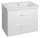Alsó szekrény, Sapho AQUALINE FAVOLO mosdótartó szekrény, 86,5x60x44,6cm, matt fehér FV290