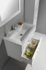 Alsó szekrény, Sapho AQUALINE FAVOLO mosdótartó szekrény, 86,5x60x44,6cm, matt fehér FV290