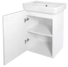 Alsó szekrény, Sapho AQUALINE ZOJA Mosdótartó szekrény, 41,5x63x37,6cm, fehér 56372