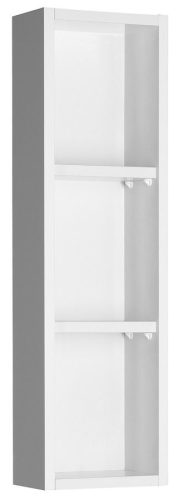 Fürdőszobabútor felső szekrény, Sapho AQUALINE ZOJA nyitott szekrény, 20x70x12cm, fehér 45463