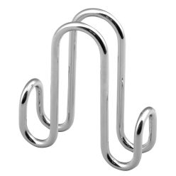   Fogas, Sapho AQUALINE KRÓM LINE Duplafogas, akasztó zuhanykabinra, 8,5cm, króm 37030