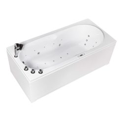   Hidromasszázs kád, Wellis Malawi E-Max 170 Retroval jobbos WK00149-2