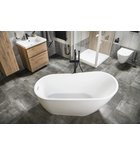 Kád, Sapho AQUALINE TISA szabadonálló kád, 150x75cm, akril E1575