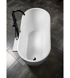 Kád, Sapho AQUALINE TISA szabadonálló kád, 150x75cm, akril E1575