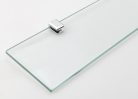Polc, Sapho AQUALINE SAMBA üvegpolc, 60x10cm, átlátszó üveg SB125