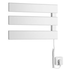   Egyenes radiátor, Sapho AQUALINE ELVIS elektromos radiátor, 50W, 480x330x45mm, fehér EB480