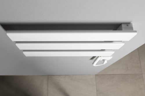 Egyenes radiátor, Sapho AQUALINE ELVIS elektromos radiátor, 50W, 480x330x45mm, fehér EB480