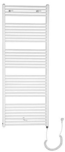Egyenes radiátor, DIRECT-E elektromos radiátor patronnal 600x1680 mm, 800W, fehér ILE66T