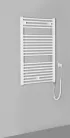 Egyenes radiátor, AQUALINE DIRECT-E elektromos radiátor patronnal, 600x960mm, 400W, fehér ILE96T