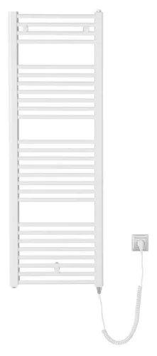 Egyenes radiátor, AQUALINE DIRECT-E elektromos radiátor patronnal, 450x1320mm, 400W, fehér ILE34T