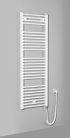 Egyenes radiátor, AQUALINE DIRECT-E elektromos radiátor patronnal, 450x1320mm, 400W, fehér ILE34T
