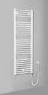 Egyenes radiátor, AQUALINE DIRECT-E elektromos radiátor patronnal, 450x1320mm, 400W, fehér ILE34T