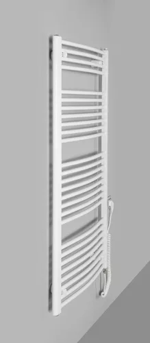 Egyenes radiátor, AQUALINE ORBIT-E elektromos radiátor patronnal, 600x1320mm, 600W, fehér ILEO36T