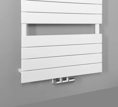 Egyenes radiátor, Sapho AQUALINE BONDI fürdőszobai radiátor, 600x1510mm, fehér DC440T