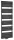 Egyenes radiátor, Sapho AQUALINE BONDI fürdőszobai radiátor, 600x1798mm, Antracit DC455T