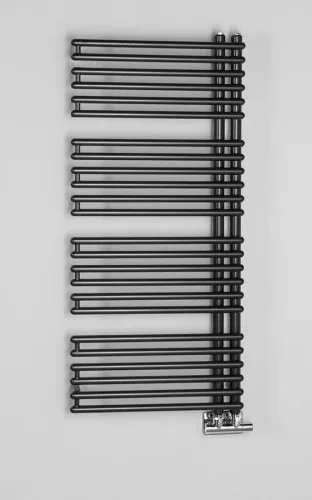 Egyenes radiátor, Sapho AQUALINE TUBINI fürdőszobai radiátor, 496x1126mm, Antracit DC305T