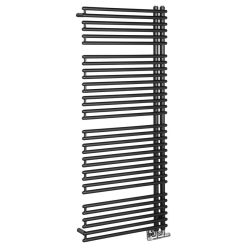   Egyenes radiátor, Sapho AQUALINE TUBINI fürdőszobai radiátor, 596x1454mm, Antracit DC325T