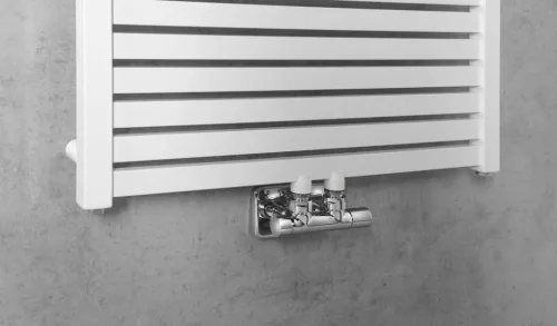 Egyenes radiátor, AQUALINE TONDI radiátor, középső bekötéssel, 600x1330 mm, fehér DT480T