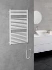 Egyenes radiátor, AQUALINE TONDI-E elektromos radiátor, 600x970 mm, 400W, fehér DE460T