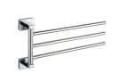 Törölközőtartó, Sapho AQUALINE APOLLO mozgatható tripla törölközőtartó, 334mm, króm 1416-16