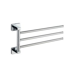   Törölközőtartó, Sapho AQUALINE APOLLO mozgatható tripla törölközőtartó, 334mm, króm 1416-16