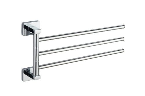 Törölközőtartó, Sapho AQUALINE APOLLO mozgatható tripla törölközőtartó, 334mm, króm 1416-16
