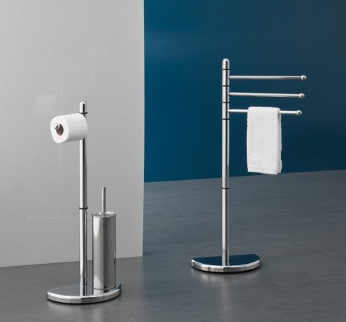 Törölközőtartó, Sapho AQUALINE HIBISCUS álló törölközőtartó, króm HI31