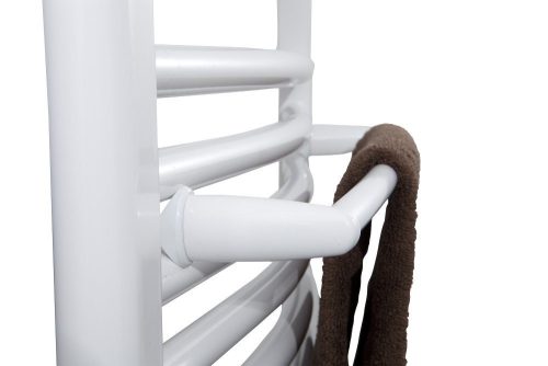 Törölközőtartó, Sapho AQUALINE törölközőtartó egyenes radiátorra, 50cm, fehér IDR-50