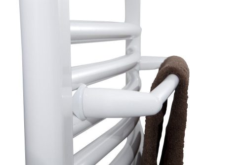 Törölközőtartó, Sapho AQUALINE törölközőtartó íves radiátorra, 33cm, fehér IDO-40