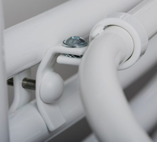 Törölközőtartó, Sapho AQUALINE Lehajtható szárító 4 törölközőnek radiátorokhoz, fehér 25-03-SV460