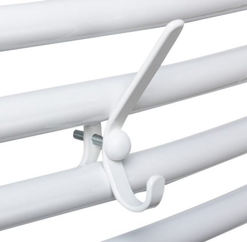 Törölközőtartó, Sapho AQUALINE törölköző akasztó radiátorra, fehér 2602S