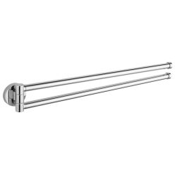   Törölközőtartó, Sapho AQUALINE SAMBA dupla törölközőtartó, 450mm, króm SB121