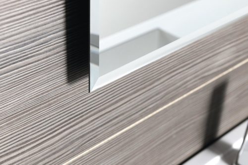 Tükör, Sapho AQUALINE csiszolt tükör akasztó nélkül, 60x80cm 22496