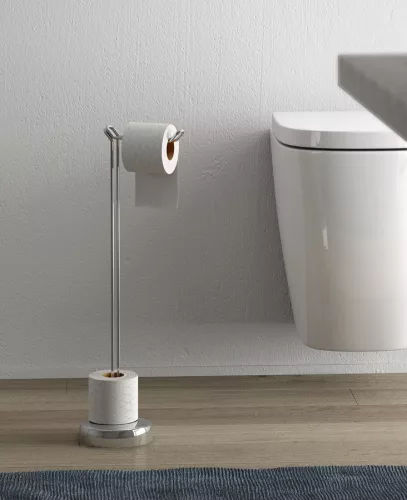 Wc papír tartó, Sapho AQUALINE MINU álló WC-papírtartó, króm MU37