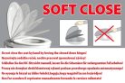 WC ülőke, Sapho PACO SLIM Soft Close WC-ülőke PCS1012
