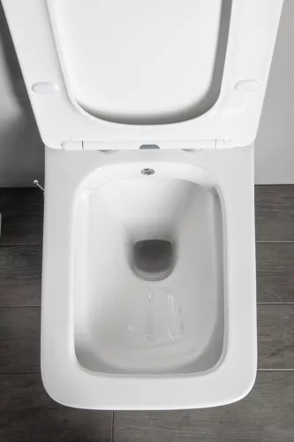 WC, Sapho PORTO RIMLESS fali WC, bidézuhannyal, csapteleppel, 36x52cm PZ102RX