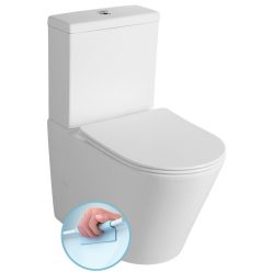   WC, Sapho PACO RIMLESS monoblokkos WC, A/H kifolyású, ülőke nélkül, duál öblítő PC1012WR