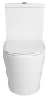 WC, Sapho PACO RIMLESS monoblokkos WC, A/H kifolyású, ülőke nélkül, duál öblítő PC1012WR