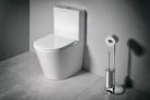 WC, Sapho PACO RIMLESS monoblokkos WC, A/H kifolyású, ülőke nélkül, duál öblítő PC1012WR