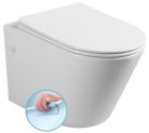WC, Sapho PACO RIMLESS fali WC, ülőke nélkül, 36x52cm (PZ1012R helyett) PZ1012WR