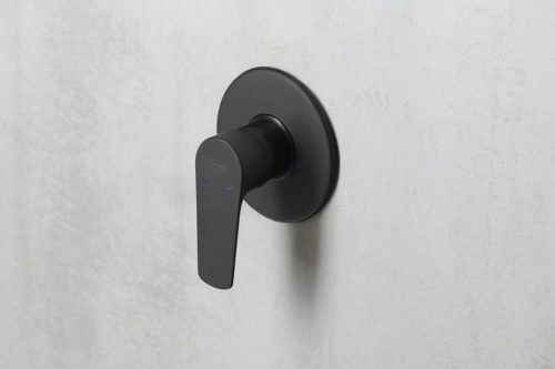 Zuhanycsaptelep, Sapho AQUALINE LOTTA falba süllyesztett zuhanycsaptelep, 1-irányú, fekete LT741B