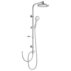   Zuhanyoszlop, Sapho AQUALINE zuhanyoszlop, fejzuhannyal és zuhanyszettel, króm SL420